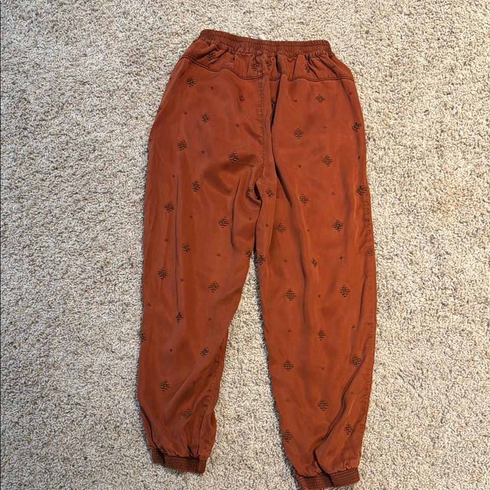 Anthropologie Brown Wide Leg Pants with Relaxed Fit - Picture 3 of 4